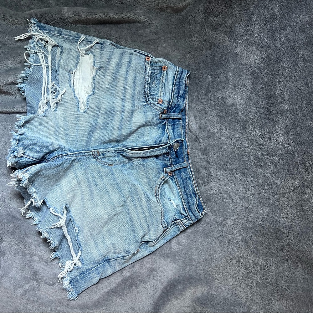Distressed Denim Women Shorts